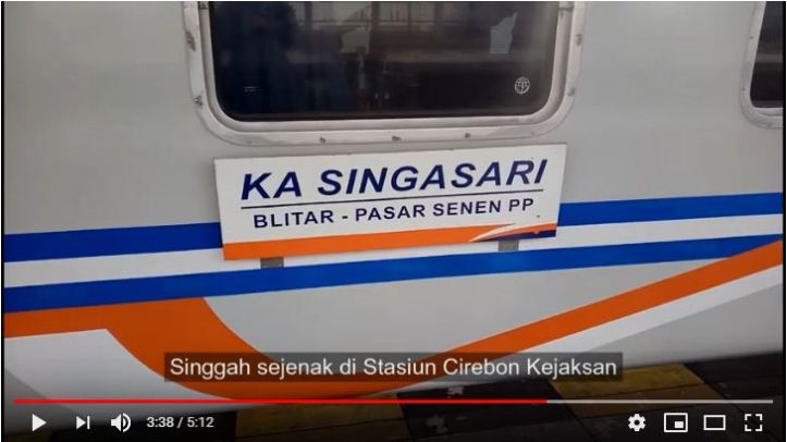 Kereta Api Singasari 156 Membawa Kami ke Yogyakarta
